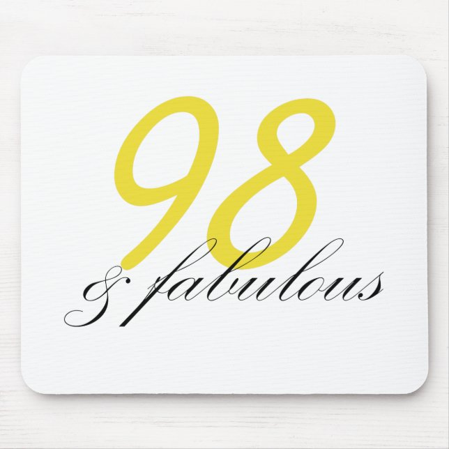 Alfombrilla De Ratón 98 y fabuloso (Frente)