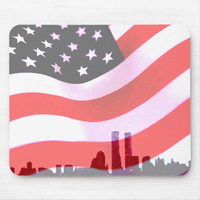 Alfombrilla De Ratón 9/11 Recordado_ (Frente)