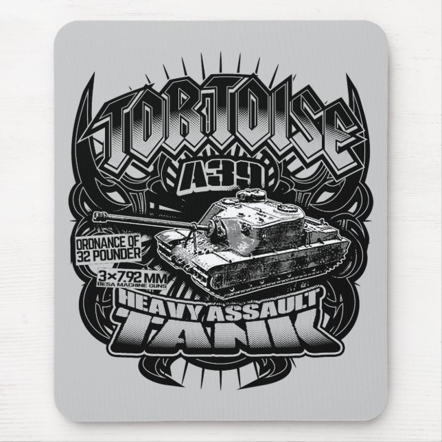 Alfombrilla De Ratón A39 Tortoise Mouse Pad Mousepad (Frente)