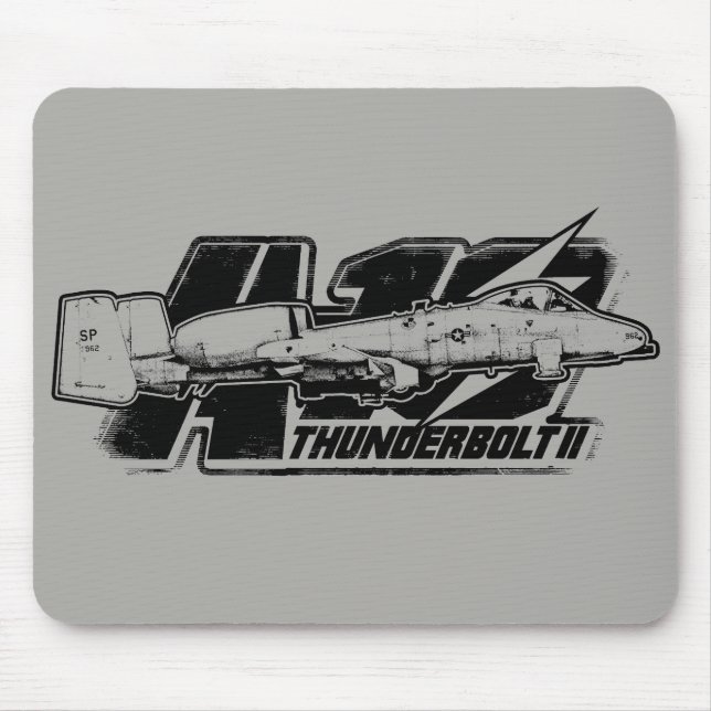 Alfombrilla De Ratón A-10 Thunderbolt II Mouse Pad Mousepad (Frente)