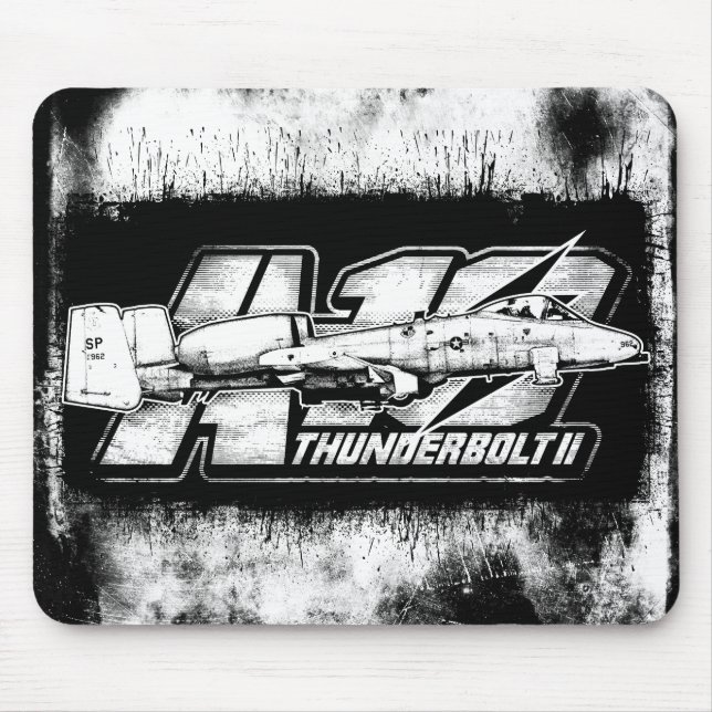 Alfombrilla De Ratón A-10 Thunderbolt II Mouse Pad Mousepad (Frente)
