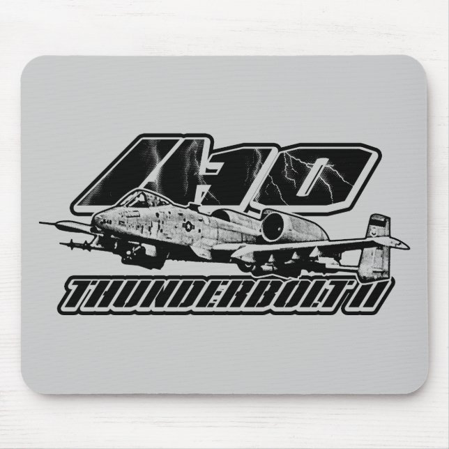 Alfombrilla De Ratón A-10 Thunderbolt II Mouse Pad Mousepad (Frente)
