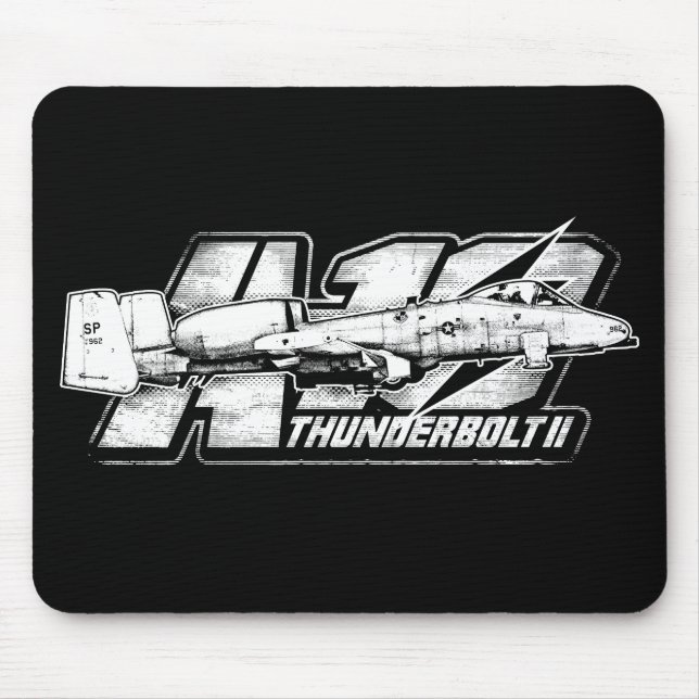 Alfombrilla De Ratón A-10 Thunderbolt II Mouse Pad Mousepad (Frente)