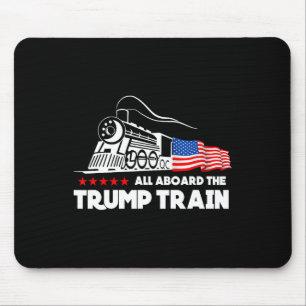 Alfombrilla De Ratón A bordo del tren de Trump 2024