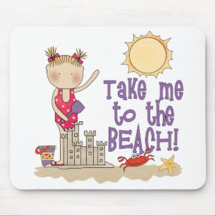 Alfombrilla De Ratón A la playa (chica)
