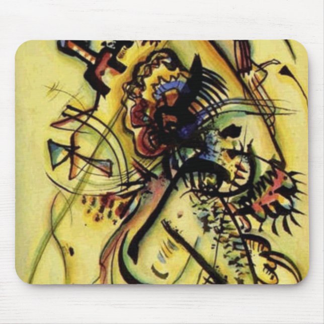 Alfombrilla De Ratón A la voz desconocida de Kandinsky (Frente)