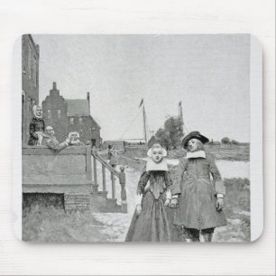 Alfombrilla De Ratón A lo largo del canal en Manhattan vieja