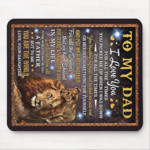 Alfombrilla De Ratón A mi regalo de papá león, idea de regalo de cumple
