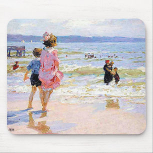 Alfombrilla De Ratón A orillas del mar por Edward Henry Potthast