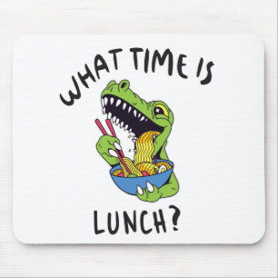 Alfombrilla De Ratón ¿A qué hora es el almuerzo?