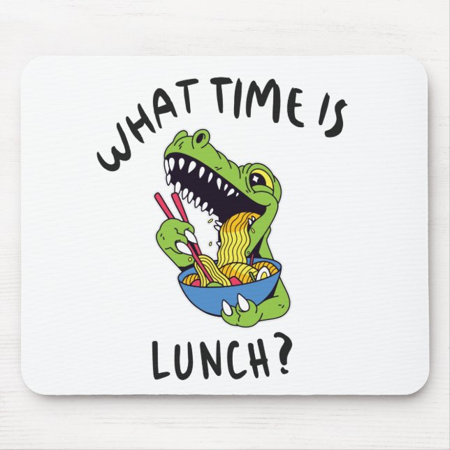 Alfombrilla De Ratón ¿A qué hora es el almuerzo? (Frente)