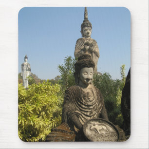 Alfombrilla De Ratón ¿A Quién Adoras? Nong Khai, Isaan, Tailandia