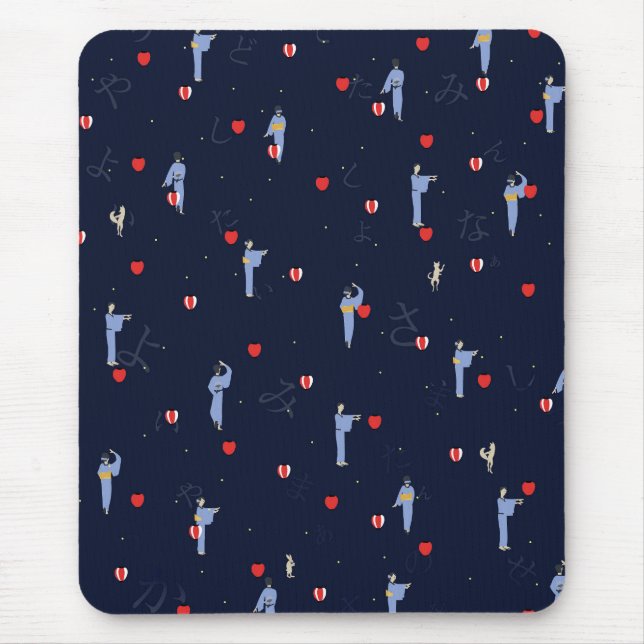 Alfombrilla De Ratón A summer night's Japan (Frente)