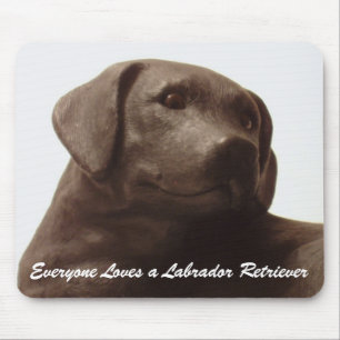 Alfombrilla De Ratón A todos les encanta un recuperador de labrador