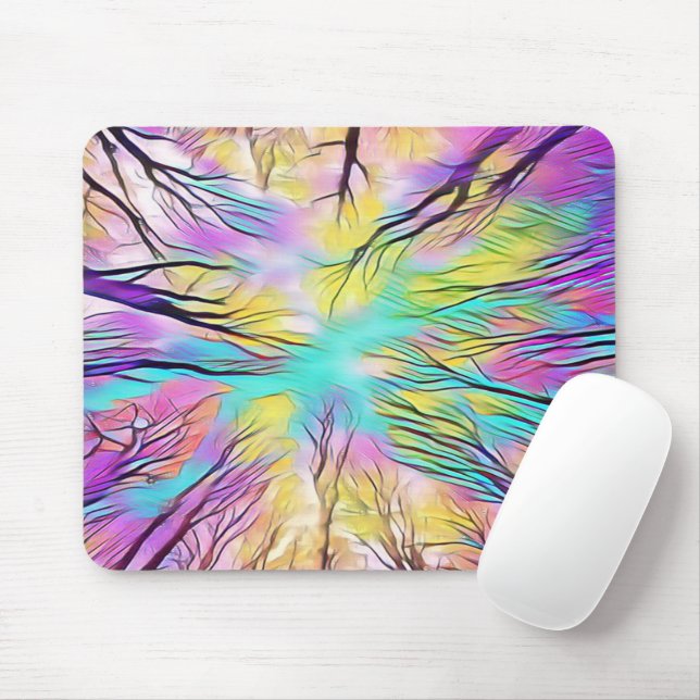 Alfombrilla De Ratón A través de los árboles (Con ratón)