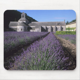 Alfombrilla De Ratón Abadía de Sénanque, Gordes, Vaucluse, Provenza,