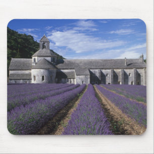 Alfombrilla De Ratón Abadía de Senanque, Gordes, Vaucluse, Provenza,
