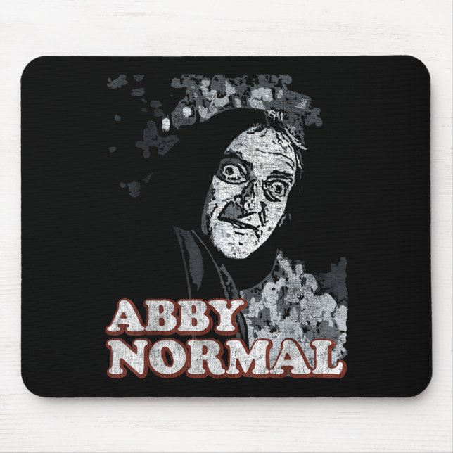 Alfombrilla De Ratón Abby Normal Brain Funny Halloween  (Frente)