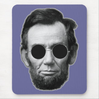 Alfombrilla De Ratón Abe Linoln y gafas de sol baratas