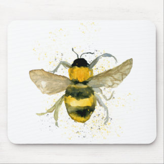 Alfombrilla De Ratón Abeja de color agua