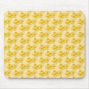 Alfombrilla De Ratón Abeja de miel impresa