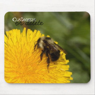 Alfombrilla De Ratón Abeja de trabajador linda; Personalizable