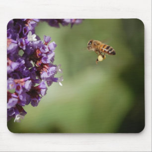 Alfombrilla De Ratón Abeja en vuelo Mousepad