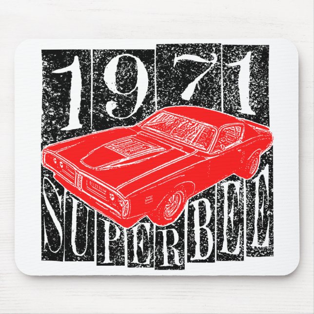 Alfombrilla De Ratón Abeja estupenda 1971 (Frente)