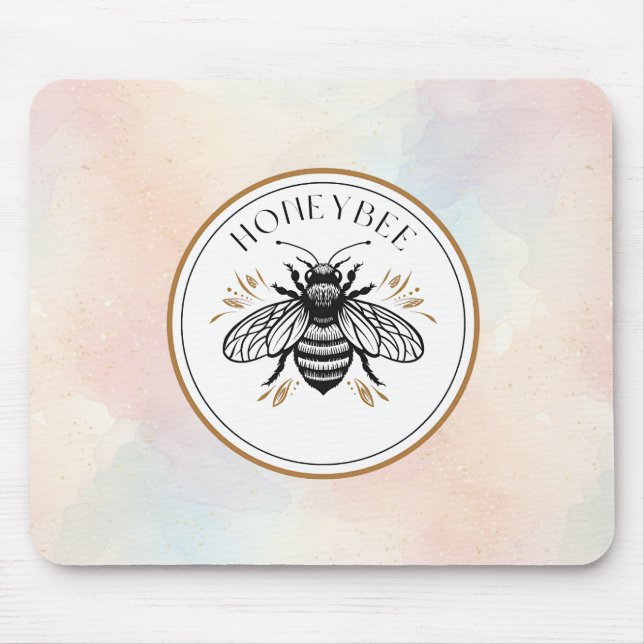 Alfombrilla De Ratón Abeja Melífera (Frente)