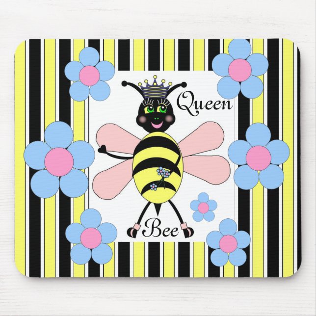 Alfombrilla De Ratón Abeja reina Mousepad (Frente)