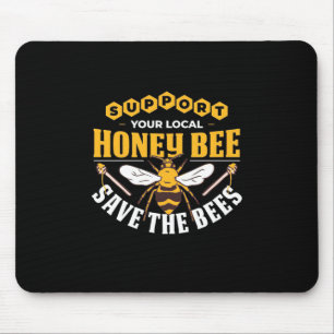 Alfombrilla De Ratón Abeja Salva A Las Abejas