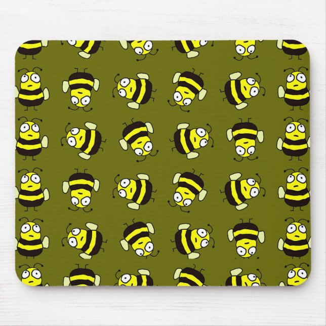 Alfombrilla De Ratón Abejas personalizados (Frente)