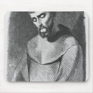 Alfombrilla De Ratón Abelard como monje en el Santo-Gildas-de-Rhuys