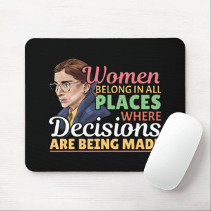 Alfombrilla De Ratón Abogada Feminista Jueza Ruth Bader Ginsburg
