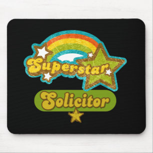 Alfombrilla De Ratón Abogado de la superestrella
