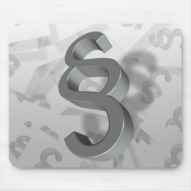 Alfombrilla De Ratón Abogado en la ley (Frente)