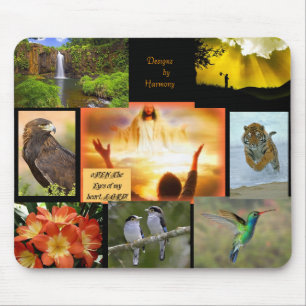 Alfombrilla De Ratón Abra los ojos de mi señor Mousepad del corazón