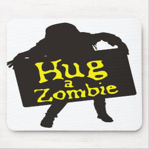 Alfombrilla De Ratón Abrace a un zombi Mousepad