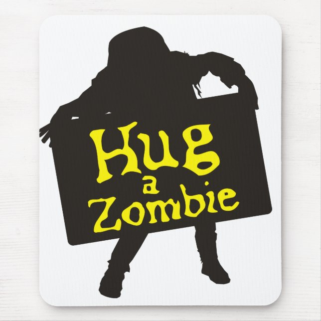 Alfombrilla De Ratón Abrace a un zombi Mousepad (Frente)