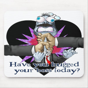 Alfombrilla De Ratón Abrace su Boss Mousepad