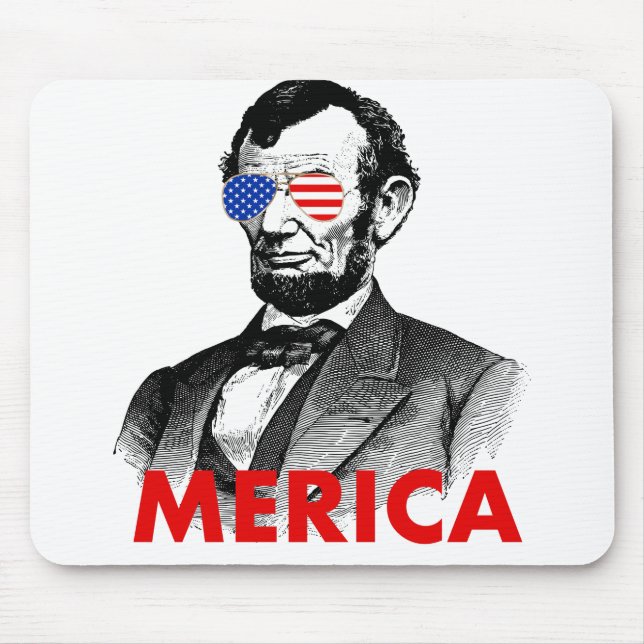 Alfombrilla De Ratón abraham lincoln merica (Frente)