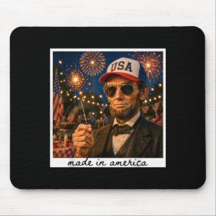 Alfombrilla De Ratón Abraham Lincoln Patriótico 4 De Julio 250 Años
