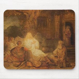 Alfombrilla De Ratón Abraham recibe los tres ángeles, 1646 (aceite en