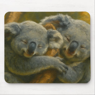 Alfombrilla De Ratón Abrazo Koala - Momento de vida silvestre tender