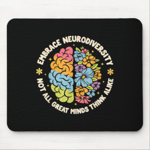 Alfombrilla De Ratón Abrazo Neurodiversidad Autismo cerebral Conciencia