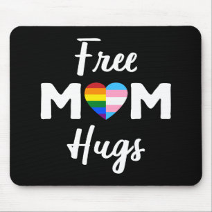 Alfombrilla De Ratón Abrazos Gratis de Mamá II - Orgullo Gay Trans Lluv