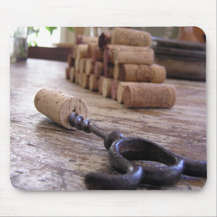 Alfombrilla De Ratón Abrelatas del vino
