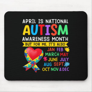 Alfombrilla De Ratón Abril Es Mes De Concientización Sobre El Autismo A