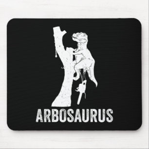 Alfombrilla De Ratón Abrosaurus Arborista Trepa Árboles Cortador de Árb