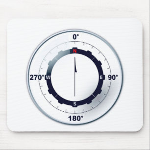 Alfombrilla De Ratón Abrújula náutica